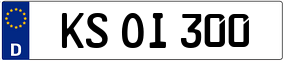 Truck License Plate